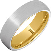 Serinium® Hidden GoldTM Satin Finished Ring